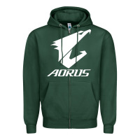 Sports Green papan ibu gigabyte aorus yang lagi baru Zipper Hoodie - linhVisuals