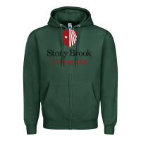 Sports Green stony brook university Zipper Hoodie - linhVisuals