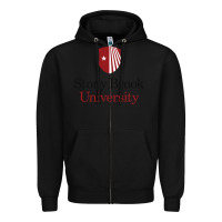 Black stony brook university Zipper Hoodie - linhVisuals