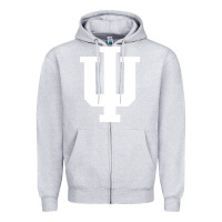 Heather Grey Indiana Hoosiers, merch Zipper Hoodie - linhVisuals