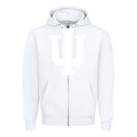 White Indiana Hoosiers, merch Zipper Hoodie - linhVisuals