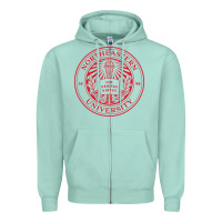 Seafoam northeastern university Zipper Hoodie - linhVisuals