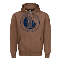 Chestnut monmouth university Zipper Hoodie - linhVisuals