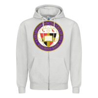 Dove Grey college of the holy cross Zipper Hoodie - linhVisuals