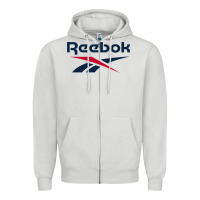 Dove Grey ree-bok-vector-art Zipper Hoodie - linhVisuals