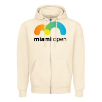 Sandshell miami open Zipper Hoodie - linhVisuals