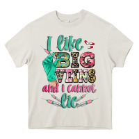 Cream i like big veins and i cannot lie Heavy Core Tee - CowGirlArtShop