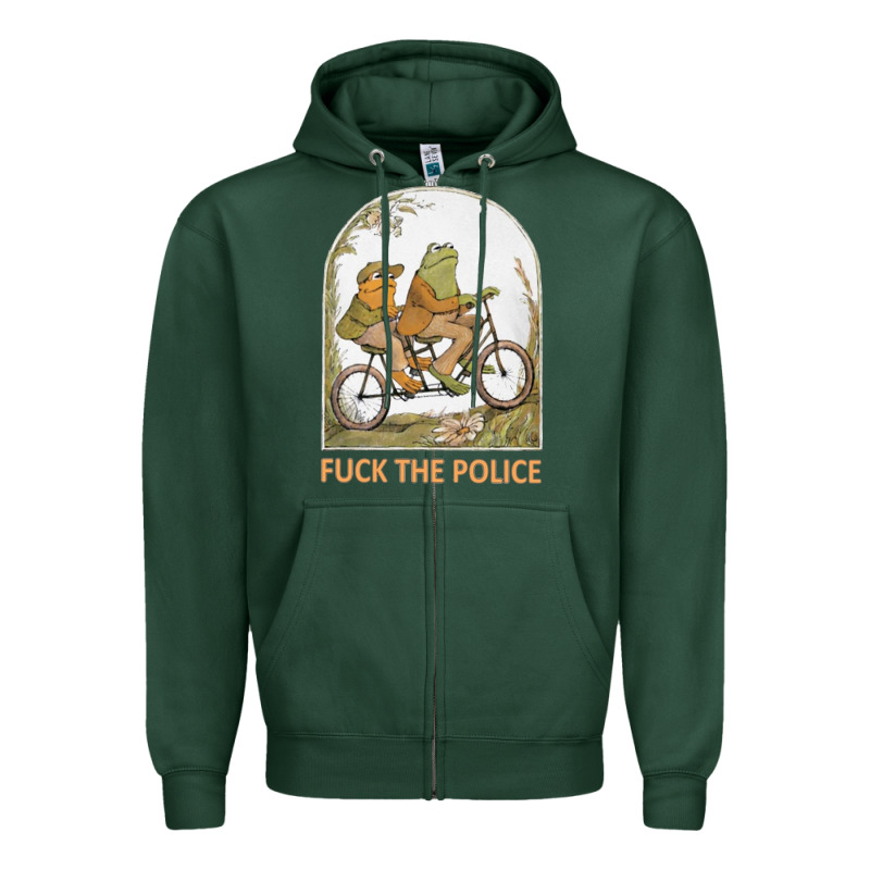 Frogs And Toad Fucks The Police Zipper Hoodie by linhVisuals | Teevron