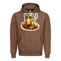 Chestnut Alf Zipper Hoodie - linhVisuals