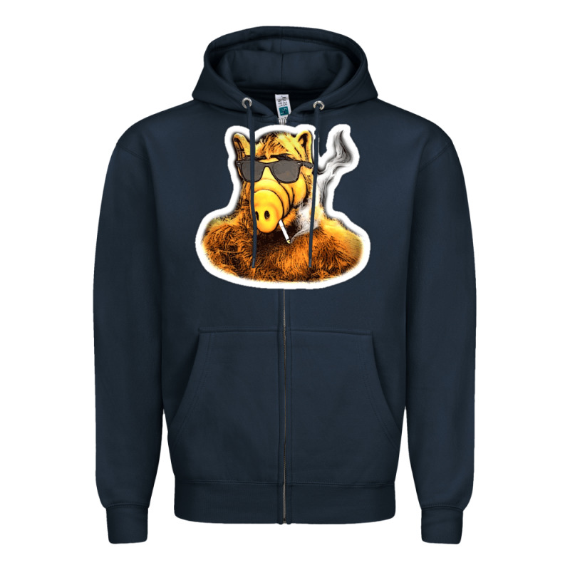 Alf Zipper Hoodie by linhVisuals | Teevron