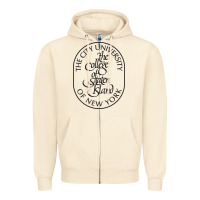 Sandshell College Of Staten Island Zipper Hoodie - linhVisuals