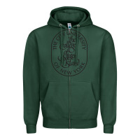Sports Green College Of Staten Island Zipper Hoodie - linhVisuals