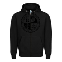 Black Csu Dominguez Hills Zipper Hoodie - linhVisuals