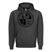 Charcoal Heather Csu Dominguez Hills Zipper Hoodie - linhVisuals
