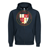 Navy Csu Stanislaus Zipper Hoodie - linhVisuals