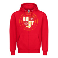 Red Csu Stanislaus Zipper Hoodie - linhVisuals