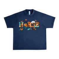 Navy fall nurse Urban Heavy Tee - RanaPortraitStore