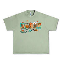 Oil Green fall nurse Urban Heavy Tee - RanaPortraitStore