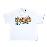 White fall nurse Urban Heavy Tee - RanaPortraitStore