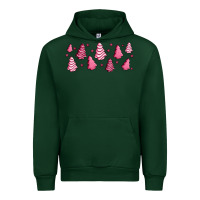 Forest Green pink christmas cakes Urban Hoodie - Jasminsmagicworld