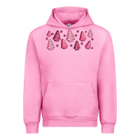 Fuchsia Pink pink christmas cakes Urban Hoodie - Jasminsmagicworld