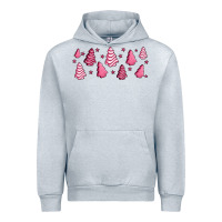 Heather Grey pink christmas cakes Urban Hoodie - Jasminsmagicworld