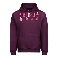 Mauve Wine pink christmas cakes Urban Hoodie - Jasminsmagicworld