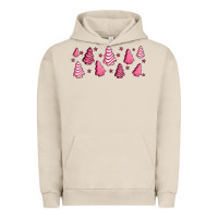 Pigment French Oak pink christmas cakes Urban Hoodie - Jasminsmagicworld