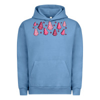Pigment Pebble Blue pink christmas cakes Urban Hoodie - Jasminsmagicworld