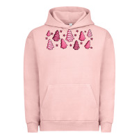 Pigment Salmon pink christmas cakes Urban Hoodie - Jasminsmagicworld