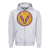 Heather Grey East Carolina University Zipper Hoodie - linhVisuals