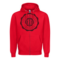 Red Eastern Kentucky University Zipper Hoodie - linhVisuals