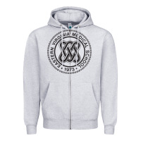 Heather Grey Eastern Virginia Medical School Zipper Hoodie - linhVisuals