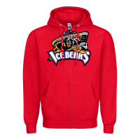 Red knoxville ice bears Zipper Hoodie - linhVisuals