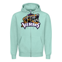 Seafoam knoxville ice bears Zipper Hoodie - linhVisuals
