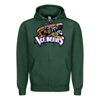 Sports Green knoxville ice bears Zipper Hoodie - linhVisuals
