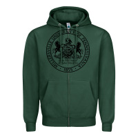 Sports Green Millersville University Zipper Hoodie - linhVisuals