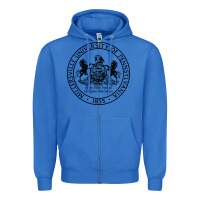 True Royal Millersville University Zipper Hoodie - linhVisuals