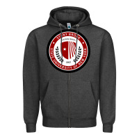 Charcoal Heather Stony Brook University Zipper Hoodie - linhVisuals