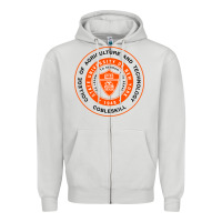 Dove Grey Suny Cobleskill Zipper Hoodie - linhVisuals