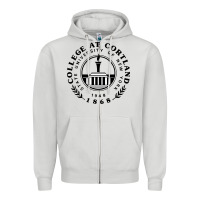 Dove Grey Suny Cortland Zipper Hoodie - linhVisuals