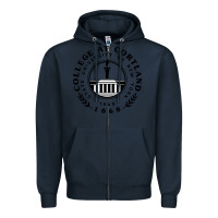 Navy Suny Cortland Zipper Hoodie - linhVisuals