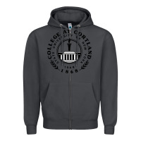 Smoke Suny Cortland Zipper Hoodie - linhVisuals