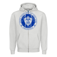 Dove Grey Suny Fredonia Zipper Hoodie - linhVisuals