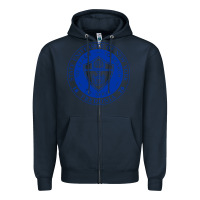 Navy Suny Fredonia Zipper Hoodie - linhVisuals