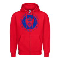 Red Suny Fredonia Zipper Hoodie - linhVisuals