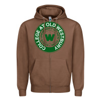 Chestnut Suny Old Westbury Zipper Hoodie - linhVisuals