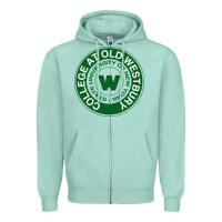 Seafoam Suny Old Westbury Zipper Hoodie - linhVisuals