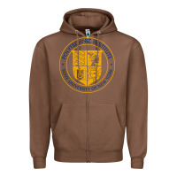 Chestnut Suny Polytechnic Institute Zipper Hoodie - linhVisuals