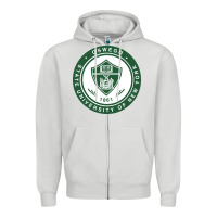 Dove Grey Suny Oswego Zipper Hoodie - linhVisuals